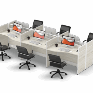 "Partisi Kantor Modera Powel 6 Staff"