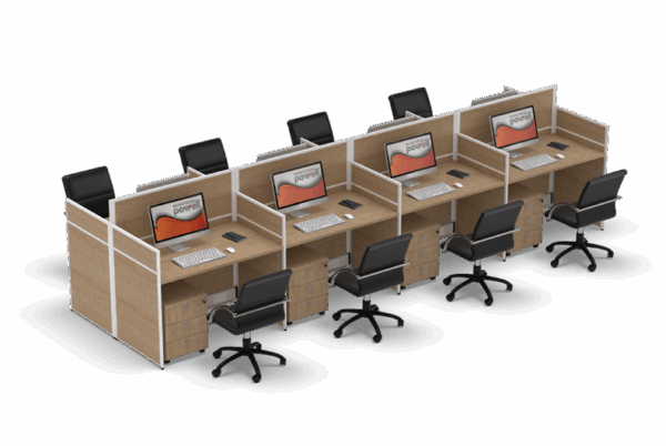 "Partisi Kantor Modera Powel 8 Staff"